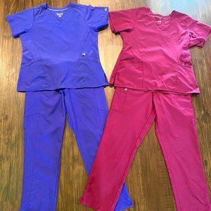 Two Pairs of SCRUBS - Size LARGE! Like New!!